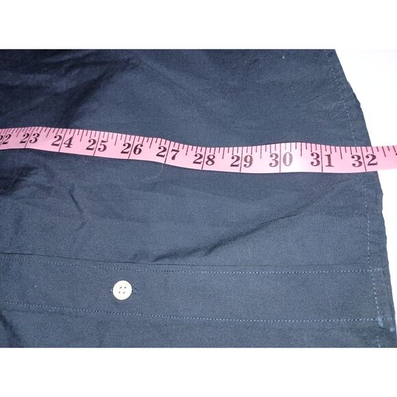 Bespoke: Black Long-Sleeve Button Down Classic Fit Shirt, Men's Size XXL - Picture 5 of 5